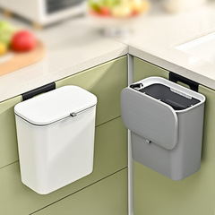 壁掛け式ゴミ箱家庭用高颜値プラスチックトイレ蓋付き大型吊り式オフィスキッチン