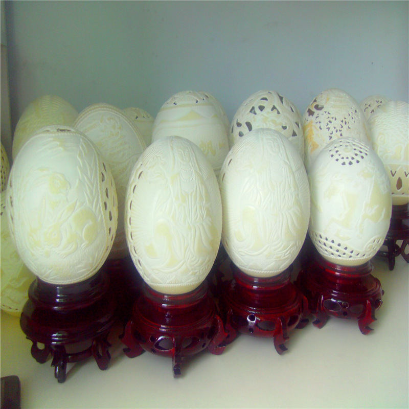 carving Ostrich egg Arts and Crafts customer gift festival Celebrate birthday Housewarming foreign affairs Religion Supplies Collection