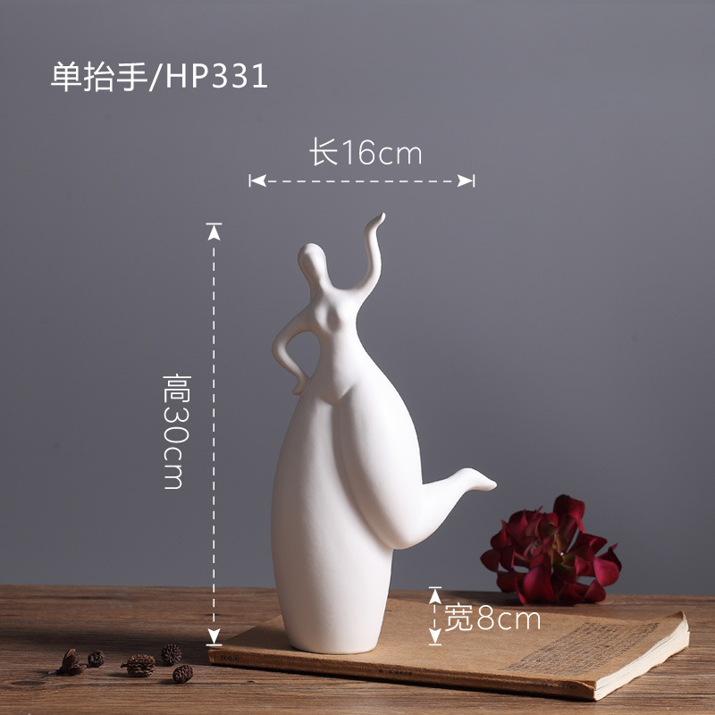 リビングルームの置物は軽くて豪華で高級な雰囲気のお酒棚の装飾品です。