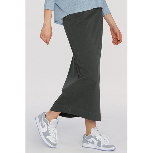 Spring  New Yoga Sports Semi-Long Skirt Fitness Casual Matching Skirt with Side Slit High-Waist One-Step Skirt