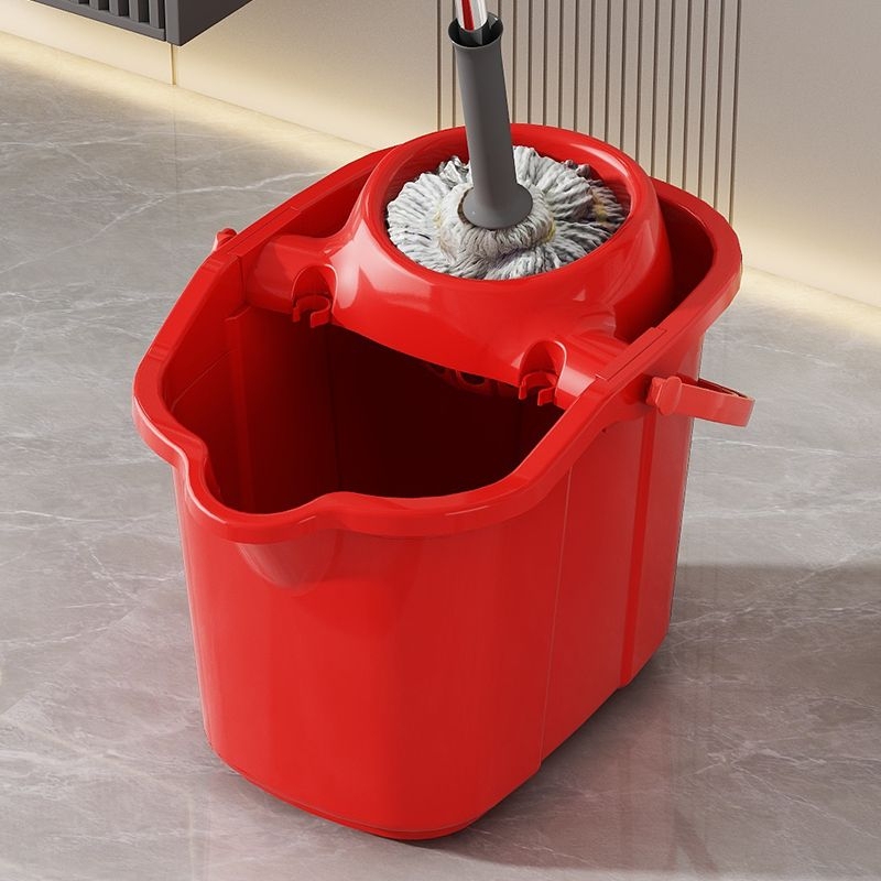 Thickened household plastic mop bucket with wheels, traditional mop bucket, hands-free hand-washing, water squeezing, floor cleaning mop bucket, wholesale Thickened household plastic mop bucket with wheels, traditional mop bucket, hands-free hand-washing, water squeezing, floor cleaning mop bucket, wholesale