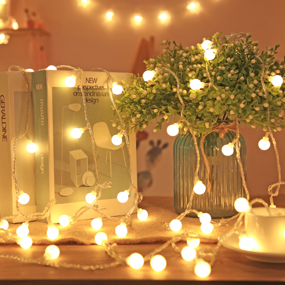 Date D'anniversaire Romantique Ampoule Plastique Fête Guirlandes Lumineuses display picture 3