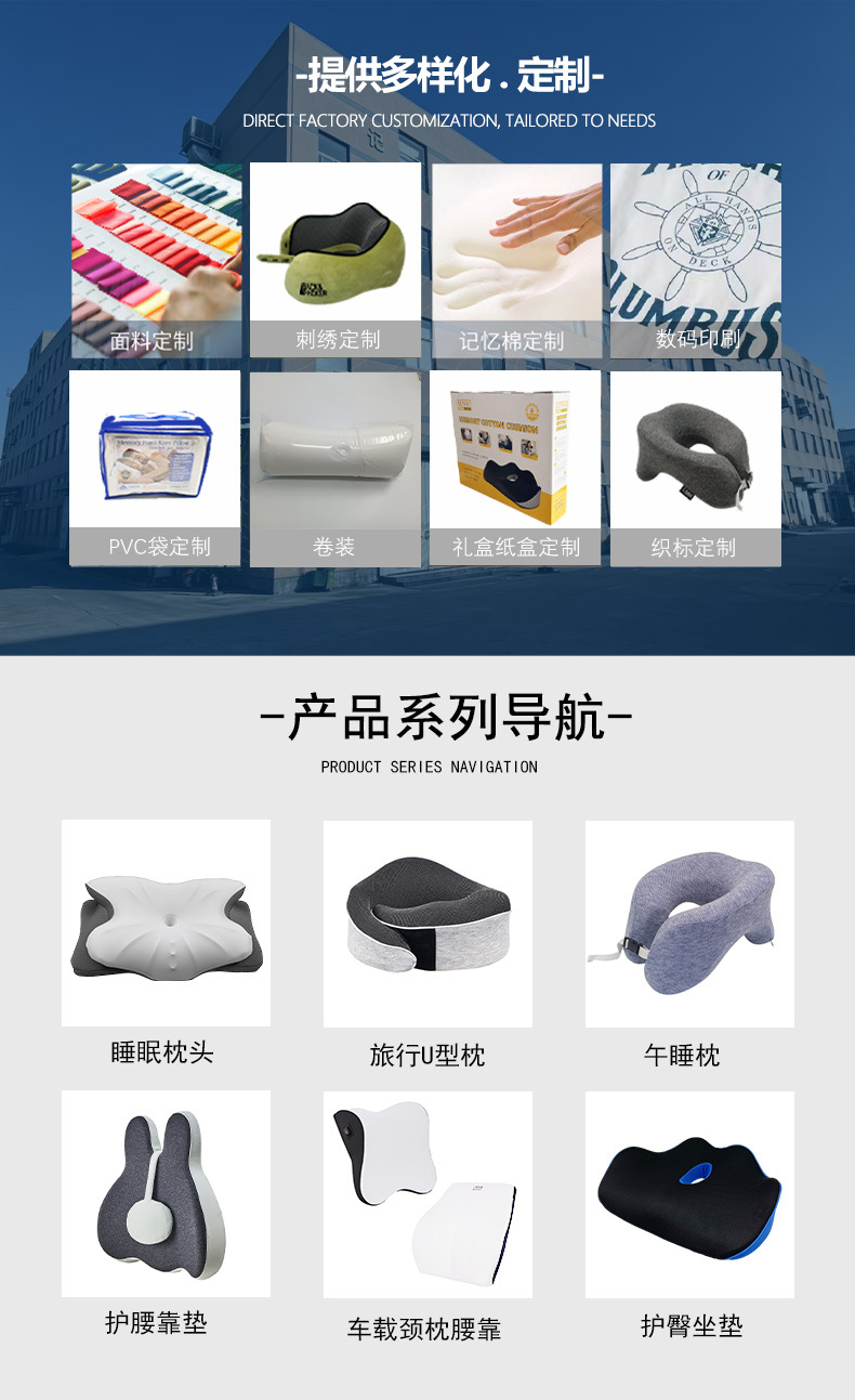 Cross-Border Wholesale Car Memory Foam Lumbar Support Car Lumbar Support Cushion Lumbar Pillow Car Office Seat Back Cushion