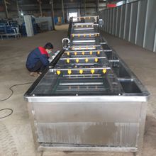 蔬菜气泡清洗机 不锈钢喷淋式辣椒清洗设备 芸豆秋葵清洗设备