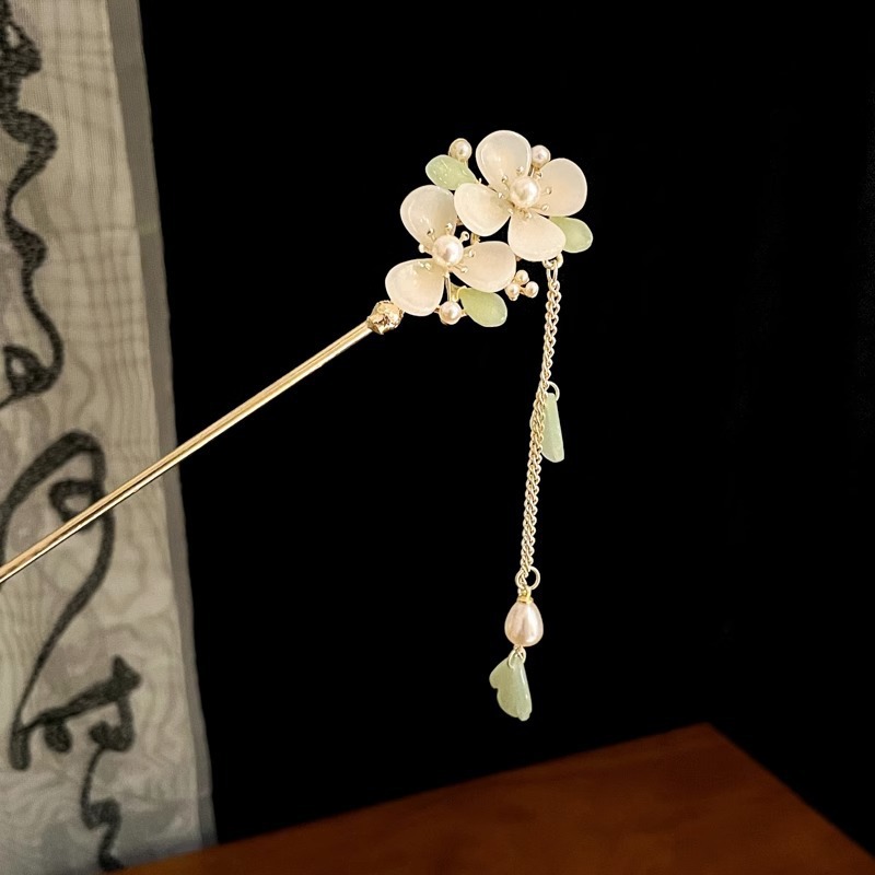 Pasadilla luminosa con pinzas de lámparas, lámpara de útero, pabellón de linternas, lanternas de bordas, adornos de cabello, jardín de viajes del Medio Otoño, pinzas de cabello