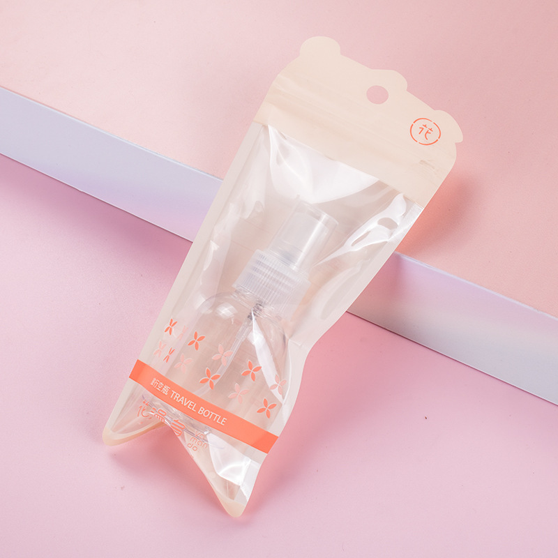 花漫多V-0612喷雾瓶独立包装旅行分装瓶透明小瓶装小塑料瓶带喷嘴