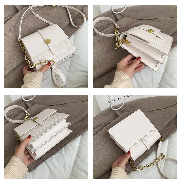 Fashion Single Shoulder Messenger Small Square Bag display picture 15