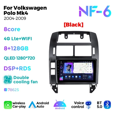 Vw Polo 2004-2011 Volkswagen: DVD Navigation - a-nf6-8128-eight-core-full-network-communication