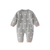 Brand autumn children's bodysuit, sweater, front lock