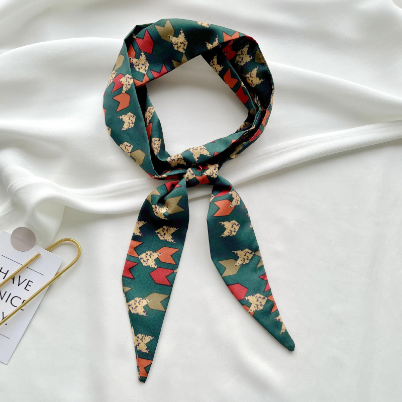 Correa de cabello verde coreana correa de cabello correa de seda correa de cabello correa