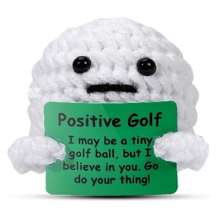 新品跨境亚马逊热销 Crochet Positive ice cream 毛线玩偶励志卡|undefined