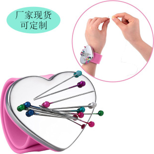 Pat Circle Magnet Wrist Device Soft Watch Strap Photo Studio Hairdressing Plate Hair Suction Device Hairpin Clip Hairdressing Tool