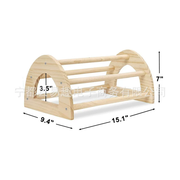 Оптовая подставка для попугаев D-образная деревянная подставка для кур, петухов, курочек, игрушки для попугаев