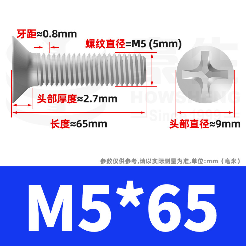 304ステンレスネジのネジの十字溝の平頭のネジのKMの機械の糸の小さいネジのm 2m 3m 4m 5m 6|undefined