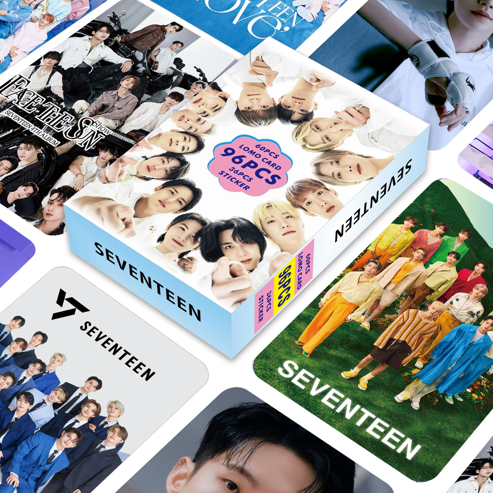 96 Hanxing group Seventeen окружающие маленькие карты Cui Shengzhe Yin Jinghan стикер ломб карта карта Ming приклеенные карты
