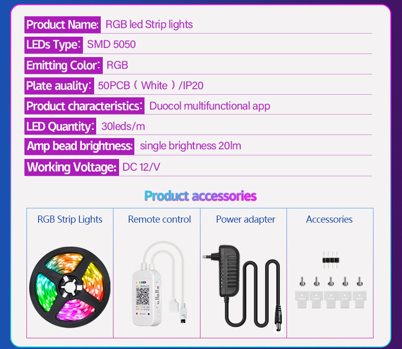 Mitte Des Jahres, Jufed Feed, Solange Sie 40 Tasten Bluetooth-musik-timing-app5050rgb-licht Band Led-licht Band-set display picture 2