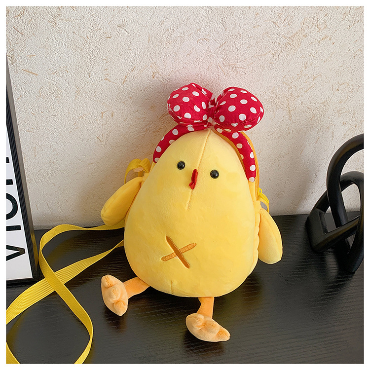 Cartoon Doll Chick Bag New Children's Casual One-shoulder Messenger Bag Mobile Phone Coin Storage Bag display picture 2