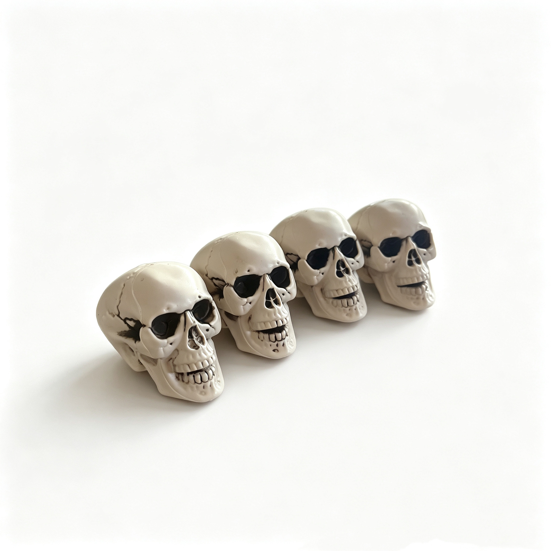 Halloween mini nuevo tamaño 9 cráneo pequeño DIY accesorios de decoración hecha a mano se pueden personalizar directamente con el fabricante