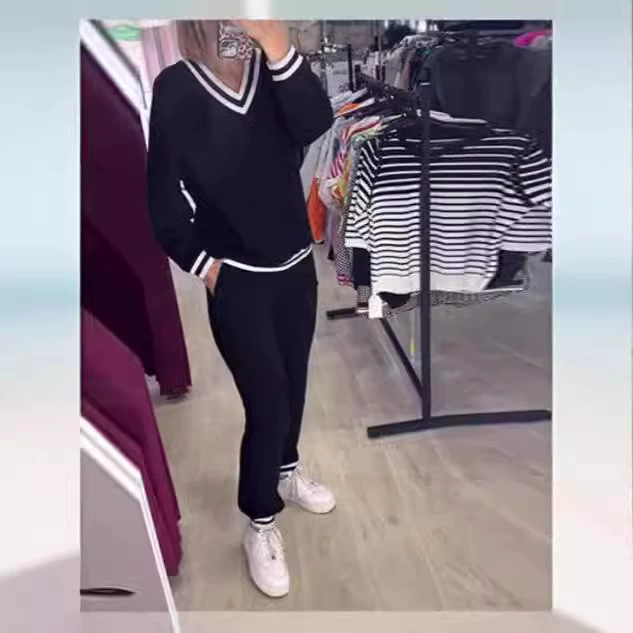 2024 Di Home новые спортивные брюки Шэньчжэнь европейские товары моды повседневный набор из двух частей оптом