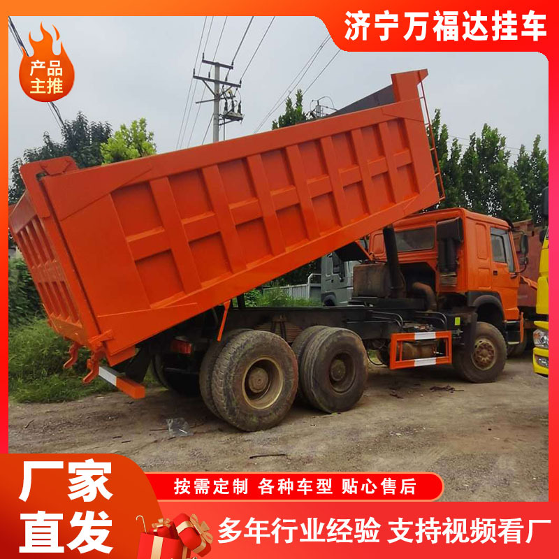 Supply 375 Horsepower Dump Garbage Truck Howo 10-Wheel Dump Truck Right Cockpit Muck Transport Truck