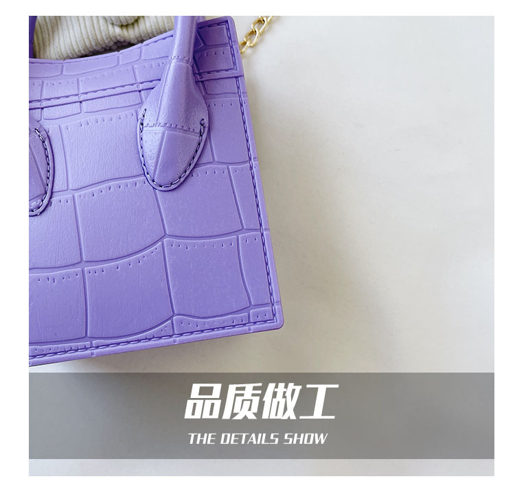 2025 Cross-border new popular smiling face bag, small square bag, fashionable and versatile chain hand bag, shoulder and crossbody jelly women's bag undefined