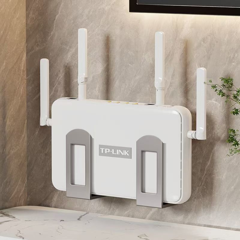 ルーター置物棚固定器壁ブラケット穴開けセットトップボックス光猫収納ケースwifi置物棚|undefined