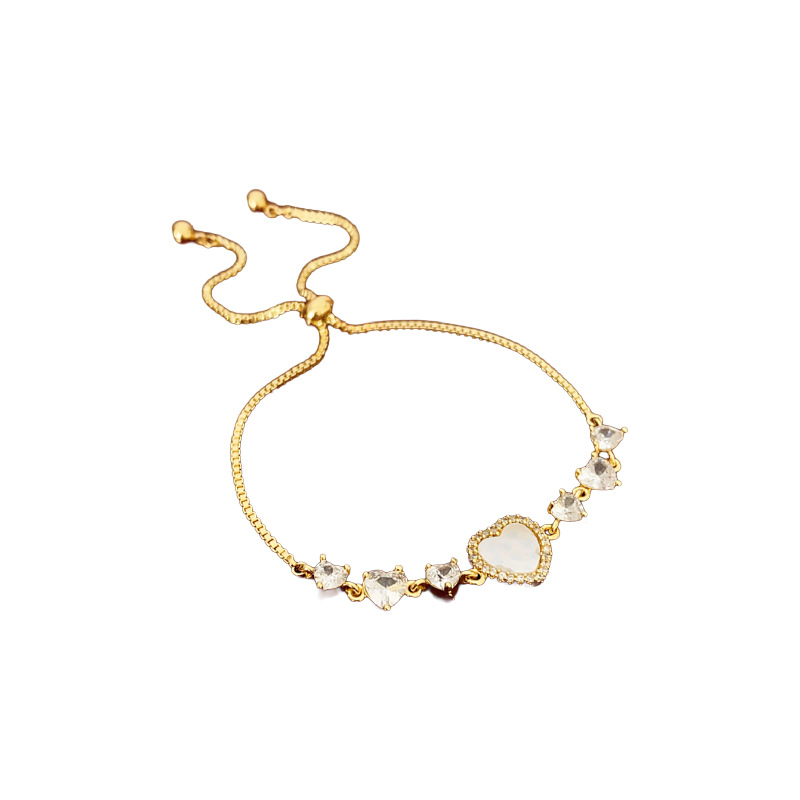 El oro verdadero eléctrico de marita de marita amor pulsera de moda versátil pulsera ajustable ligera lujoso de alta calidad joyería de la pulsera image 6