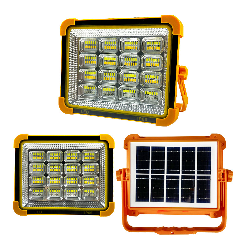 Lámpara solar de emergencia al aire libre 5 velocidades ajustable modo de iluminación camping flash flash USB conector lámpara portátil