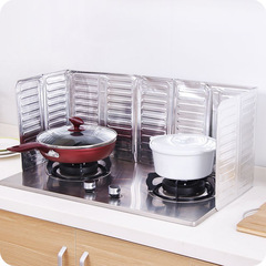 Creative Kitchen Gas Stove Oil-Proof Plate, Wok Cooking Oil Splash Proof Plate, Heat Insulating Plate, High-Temperature Resistant Oil-Proof Barrier