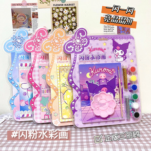 Manufacturer Wholesale Digital Oil Painting Sanrio Melody DIY Hand-Painted Coloring Anime Simple Cartoon Decorative Painting