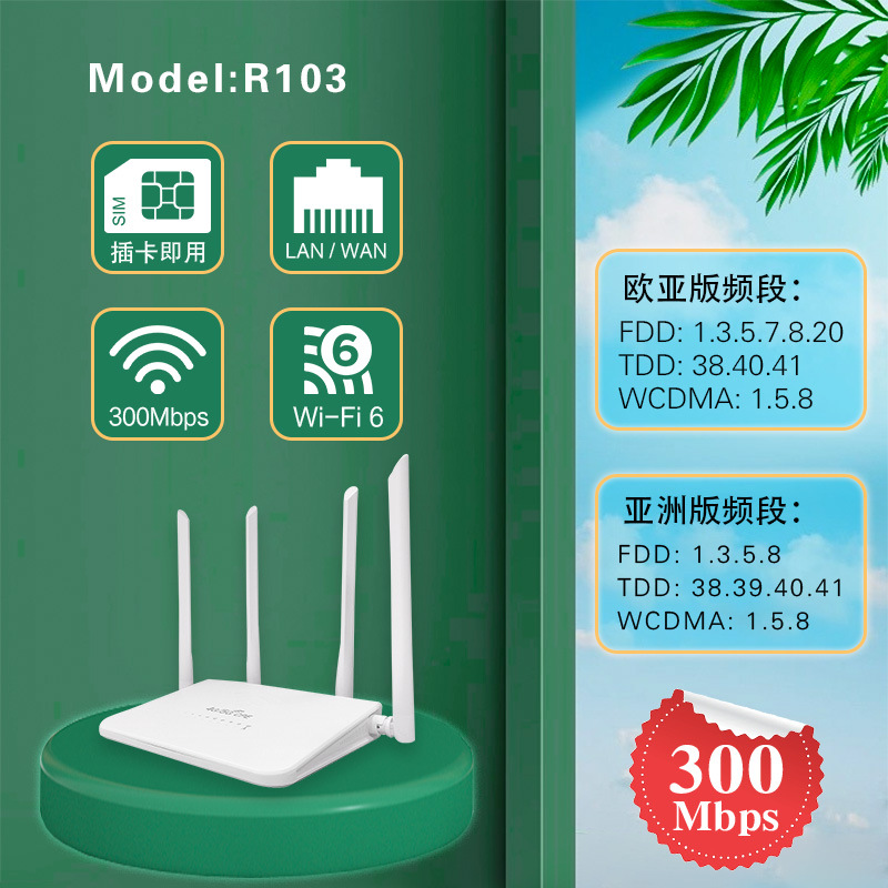 4g router LTE inalámbrico WIFI 5G hogar oficina a través de la pared wireless cpe router tarjeta Asia Central