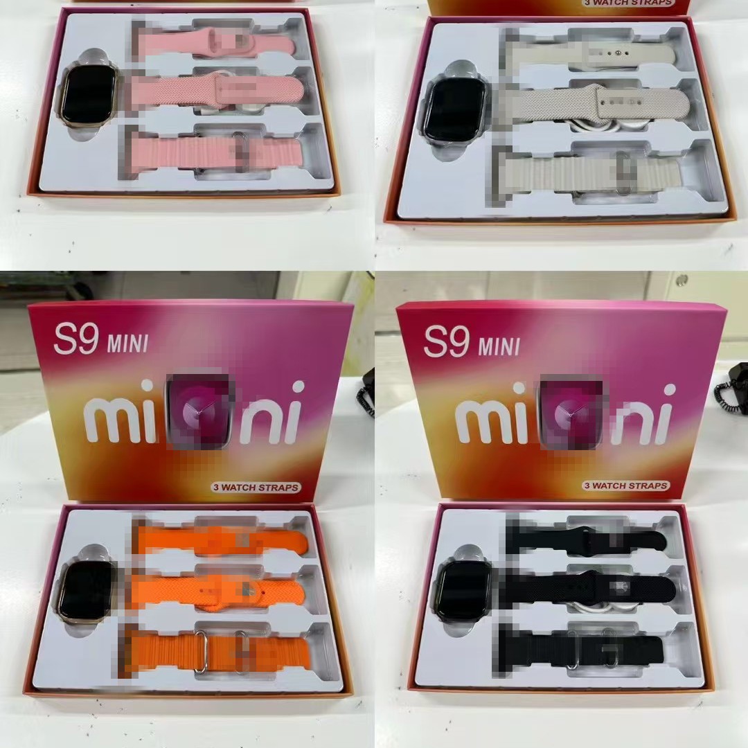 S9mini智能手表蓝牙通话手表 无线充 心率运动健康监测SmartWatch