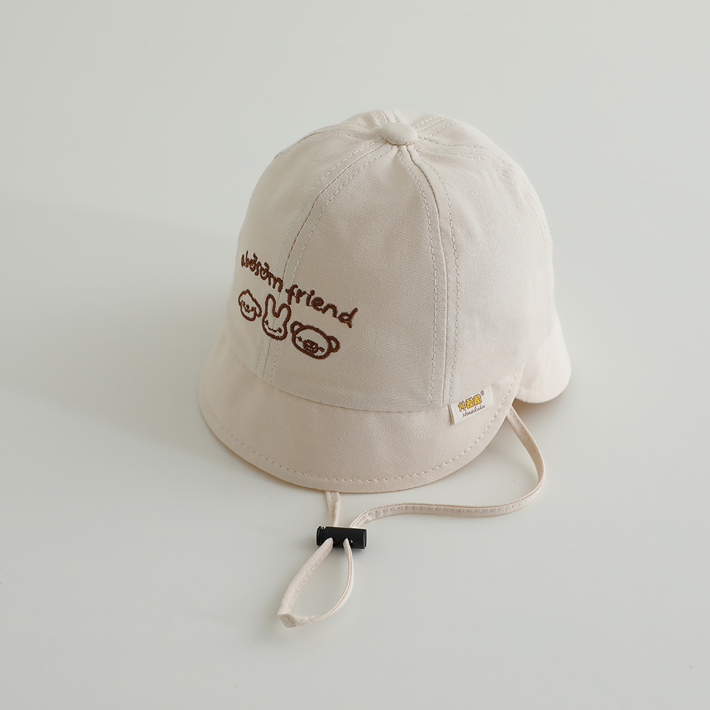Sombrero de bebé primavera y otoño sombrero pescador sombrero bebé sombrero de sol lindo super lindo sombrero de baño para hombres y mujeres delgado 2025 nuevo