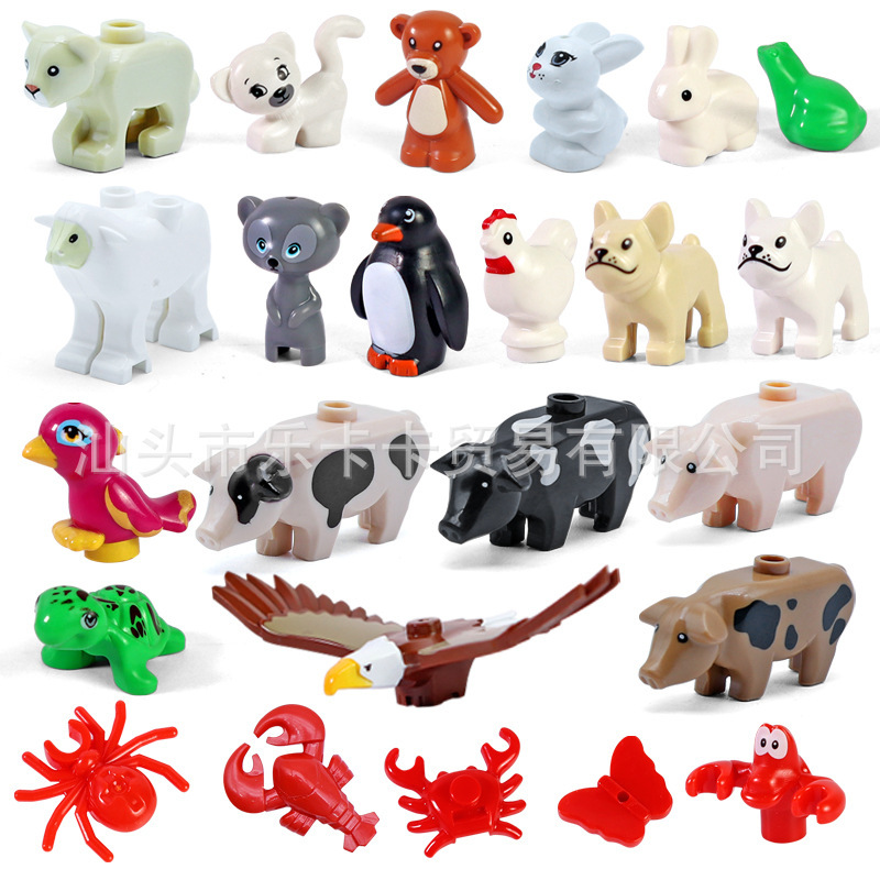Small Particle Animal Building Blocks Butterfly Lobster Crab Chicken Pig Dog Ocean Toys Rabbit Frog Octopus Sea Lion Seagull Bird Small Particle Animal Building Blocks Butterfly Lobster Crab Chicken Pig Dog Ocean Toys Rabbit Frog Octopus Sea Lion Seagull Bird