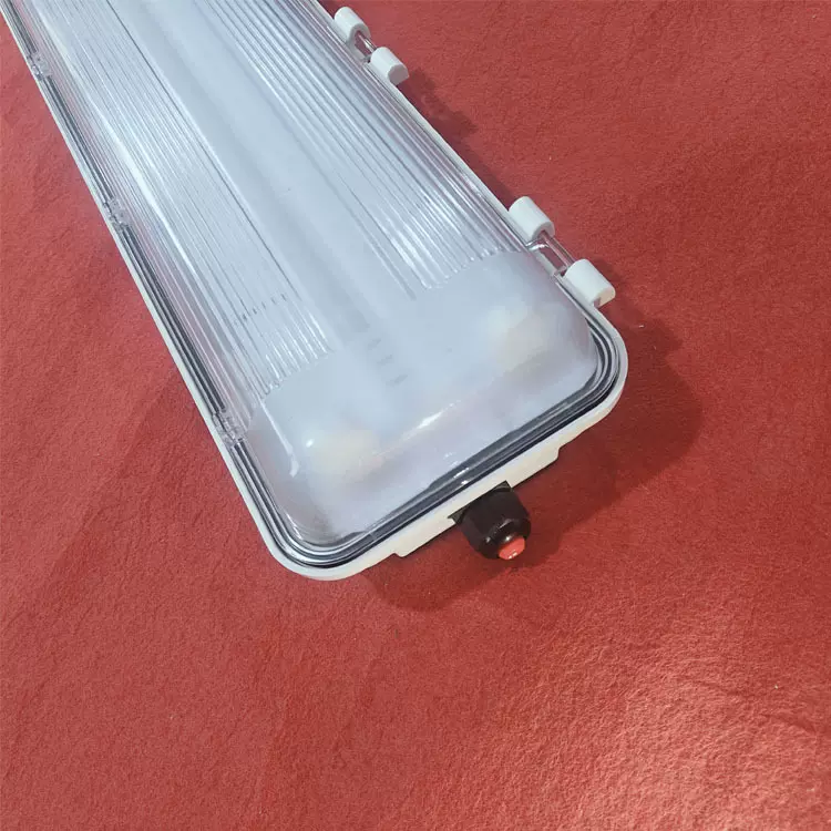 led吸顶式粉尘防爆防腐全塑荧光灯BYS-2*36双管防水防尘BAY经济款