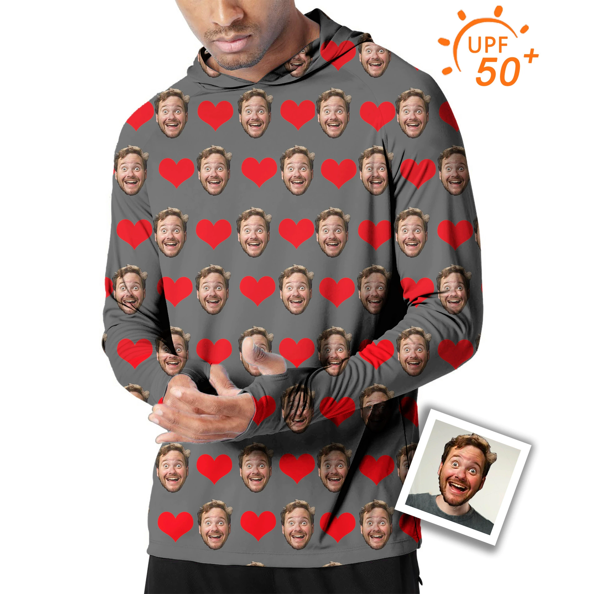 Polo солнцезащитный крем с капюшоном мужской солнцезащитный крем лицо заменить custom face photo