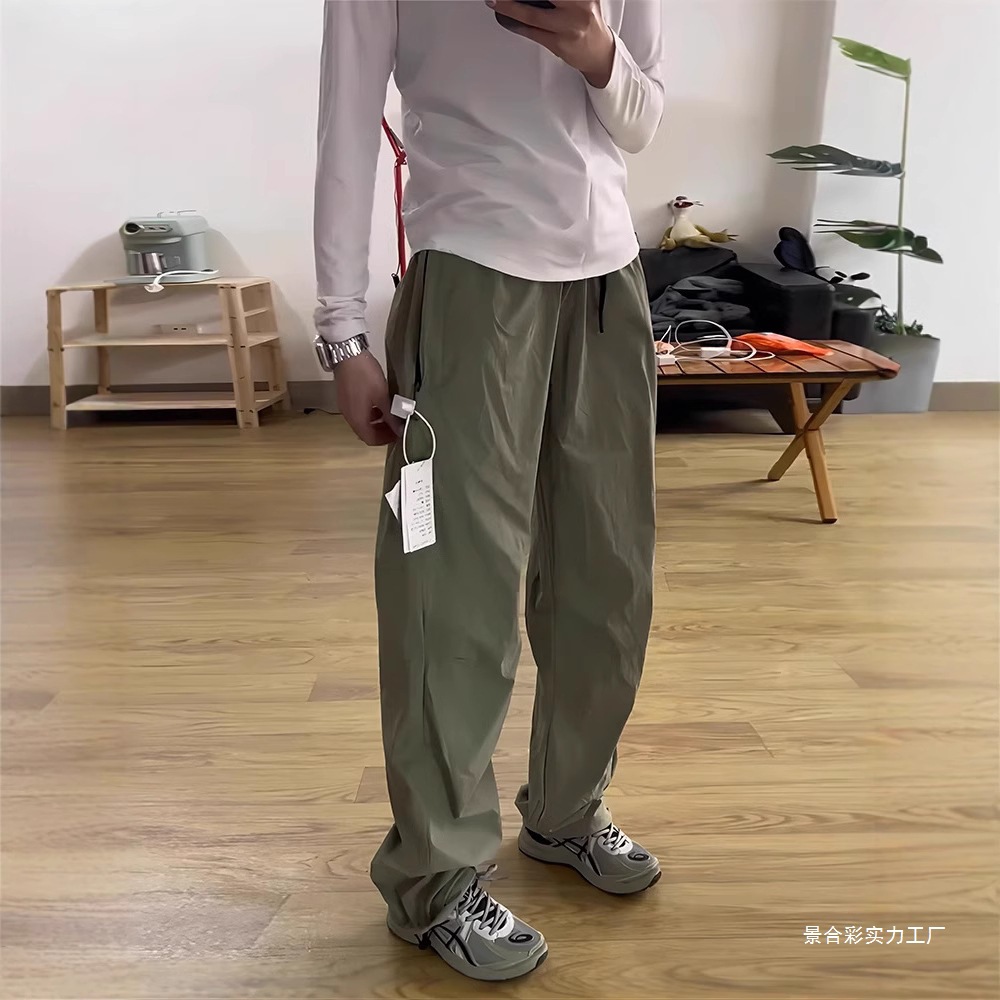 Off-White Three-Proof Paratrooper Pants Men's Summer Lightweight Quick-Drying Outdoor Assault Pants Workwear Outdoor Hiking and Mountaineering Pants