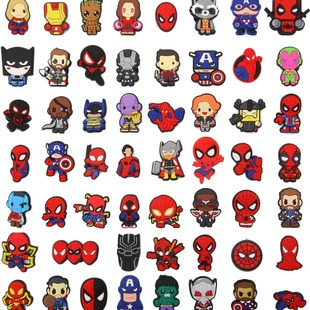 55/1����Ӣ��Marvel��ͨDIY����ЬЬ����Ь��Ь�b�Ʒ�羳�~��