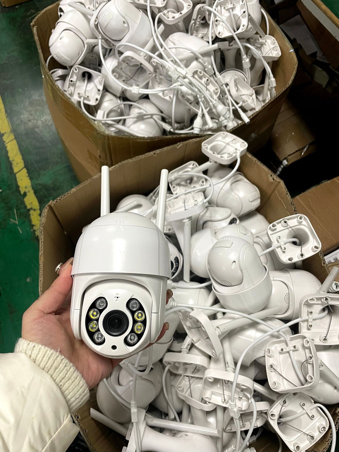 Kleine Kugelmaschine kabellose Überwachungskamera ferngesteuert Handy Heimnetzwerk Außen wasserdicht WiFi Überwachung Nachtsicht HD