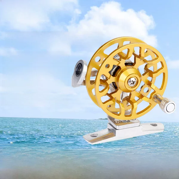 Morica metal front wheel fishing wheel ice fishing wheel fly fishing wheel raft fishing wheel live fish buckle grain wheat wheel fishing gear wholesale
