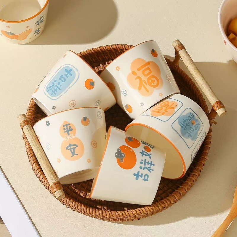 Taza de kung fu cerámica sala de estar creativa taza de leche taza de desayuno taza de agua taza de té pequeño juego de té