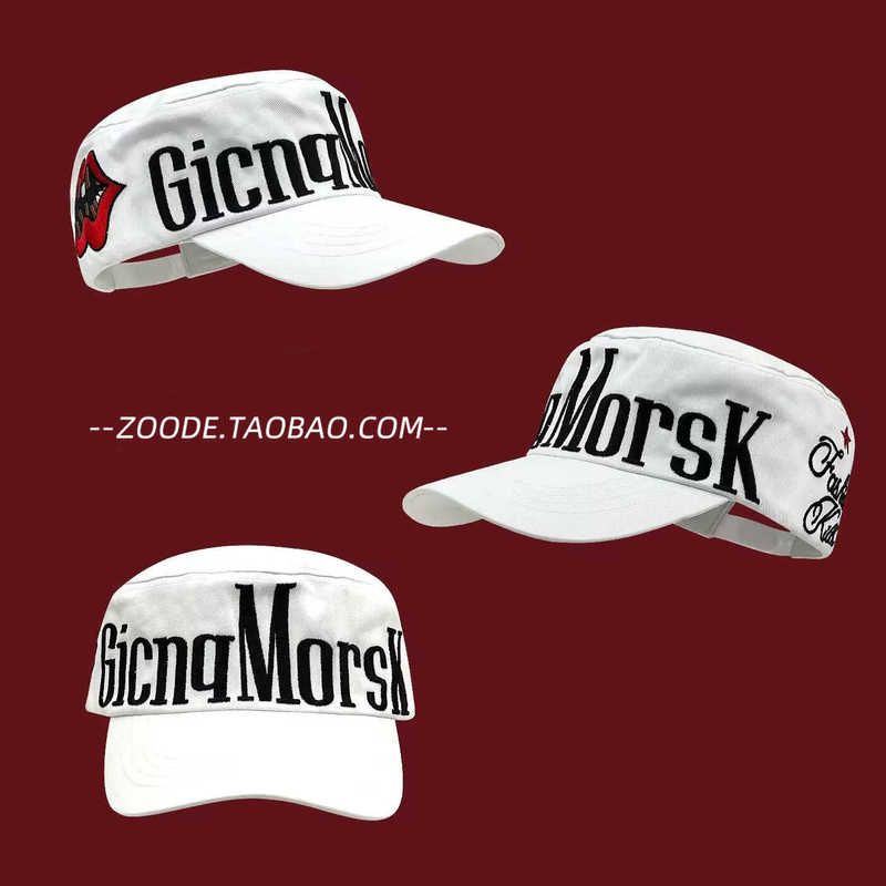 American Hip-Hop Letter Embroidery Equestrian Hat for Men and Women 2025 New Wide-Brimmed Face-Showing Small Baseball Cap Peaked Cap
