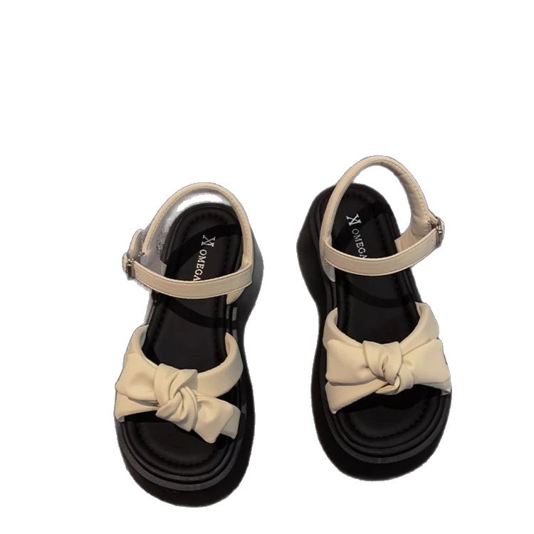 Sandalias de arco francés para mujeres 2026 nuevo verano super caliente para usar alto versátil de verano sandalias de playa gruesas