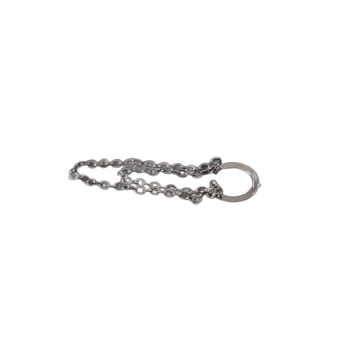 Todo fósforo retro estilo de Hong Kong cadena minimalista clip de hueso de la oreja viento frío femenino sin orejas pendientes de calle clip de oreja personalidad de tendencia