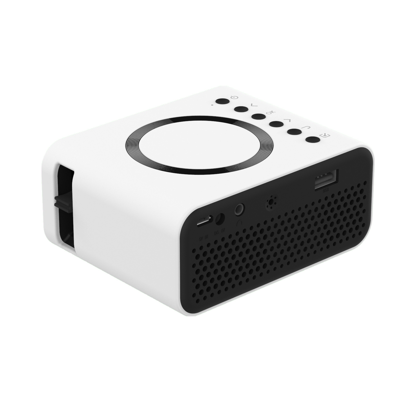 Comercio exterior transfronterizo YT300 hogar portátil mini proyector en miniatura pequeño hogar teléfono móvil inalámbrico proyector