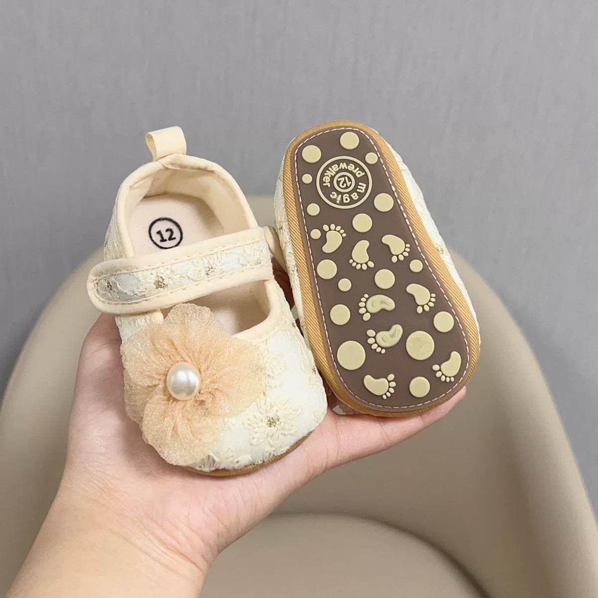 Весенняя и летняя детская обувь 0-1 год мягкая подошва без каблуков обувь 6-12 месяцев