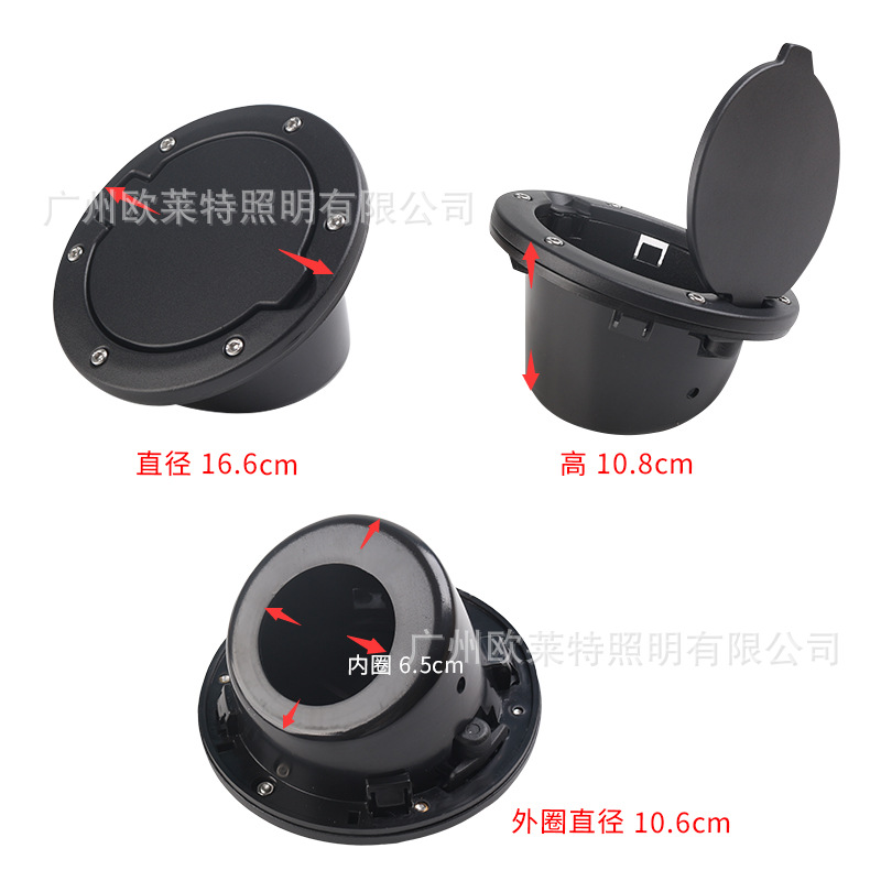 Jeep Wrangler Fuel Tank Cap, Fuel Tank Cover, Aluminum Alloy Cover, Four-Door Modification, American Flag, Jk Special Car