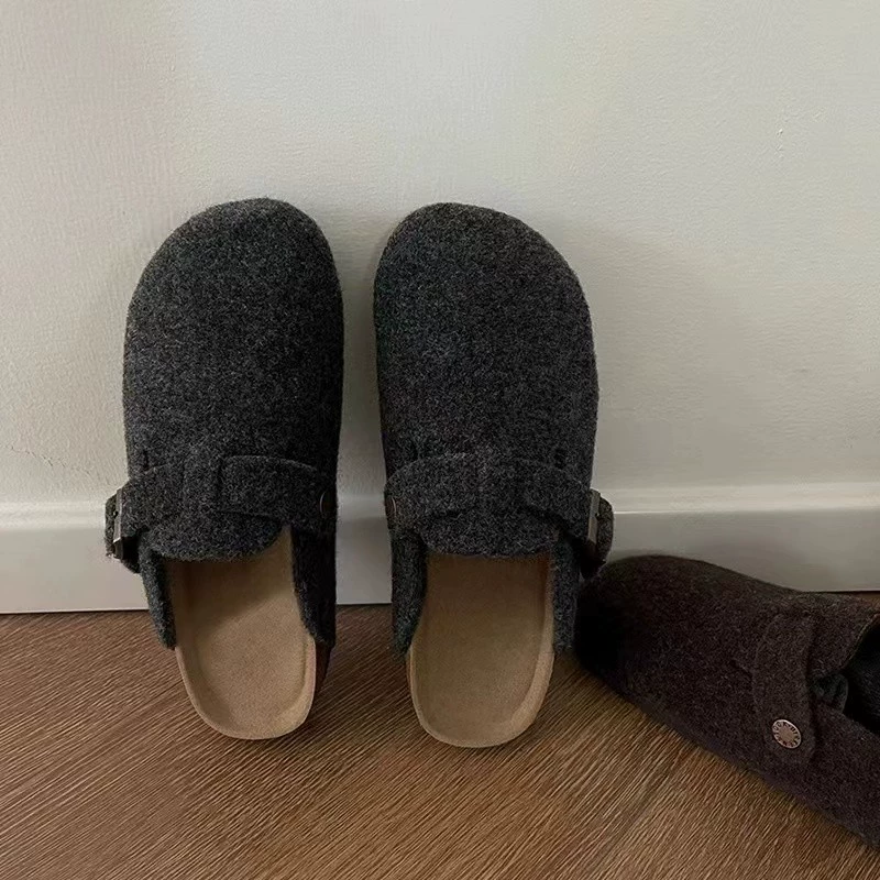 Лентяям носить 2024 осень новые плоские Birkenstock сапоги для женщин