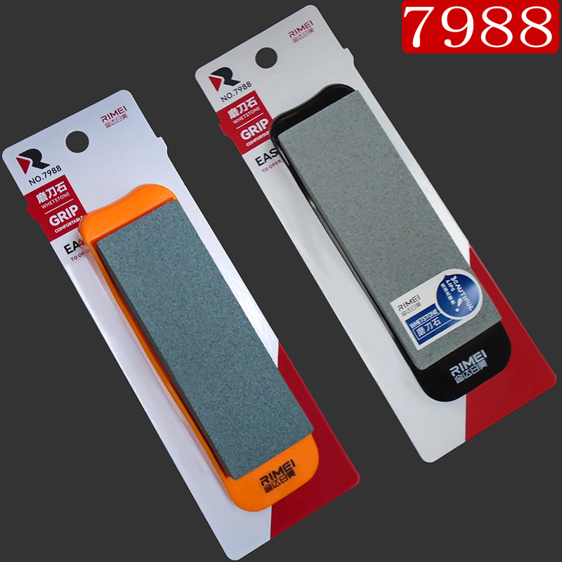 双面磨刀石金达日美7988棕刚玉磨刀石磨菜刀家用厨房小工具磨菜刀