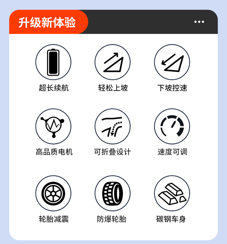 New Cross-Border Automatic Folding Scooter Electric Wheelchair to Help the Elderly Four-Wheel Electric Vehicle Wholesale and Foreign Trade
